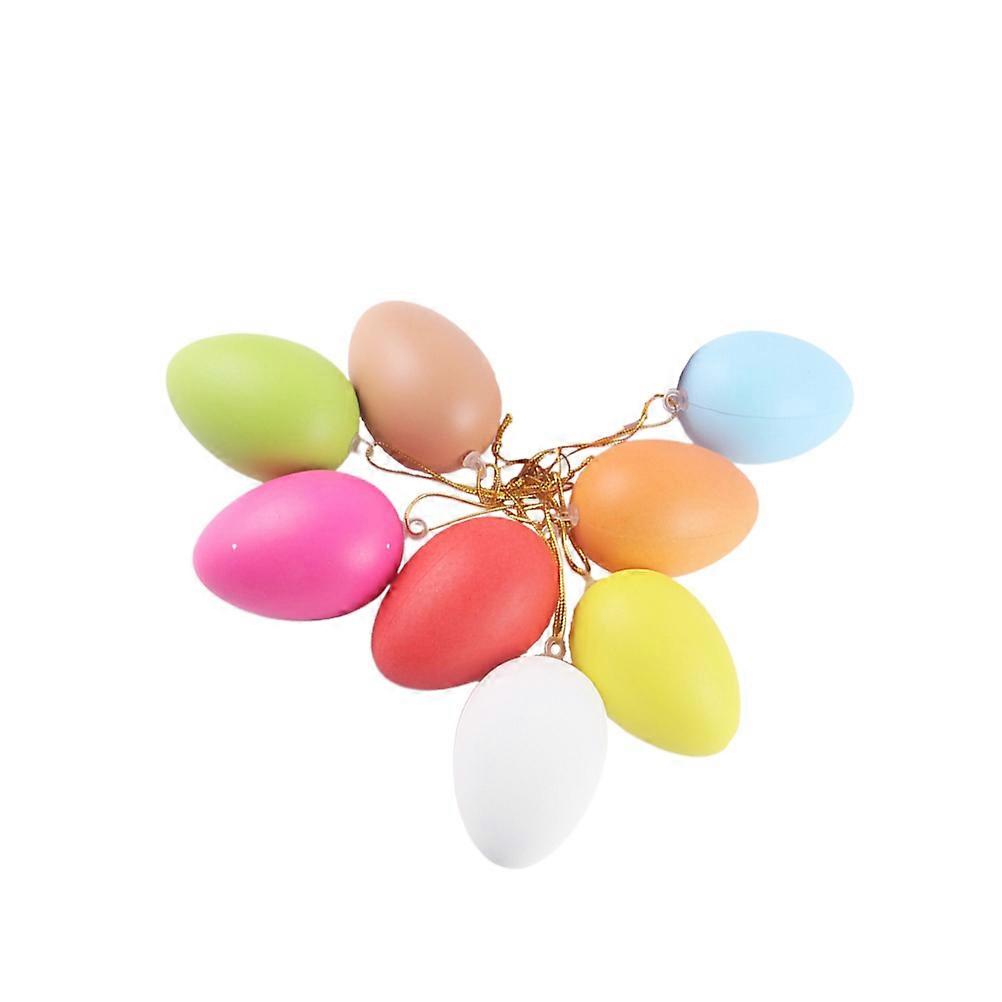 Colored Painted Artificial Eggs for Kids DIY Craft 40Pcs Pack