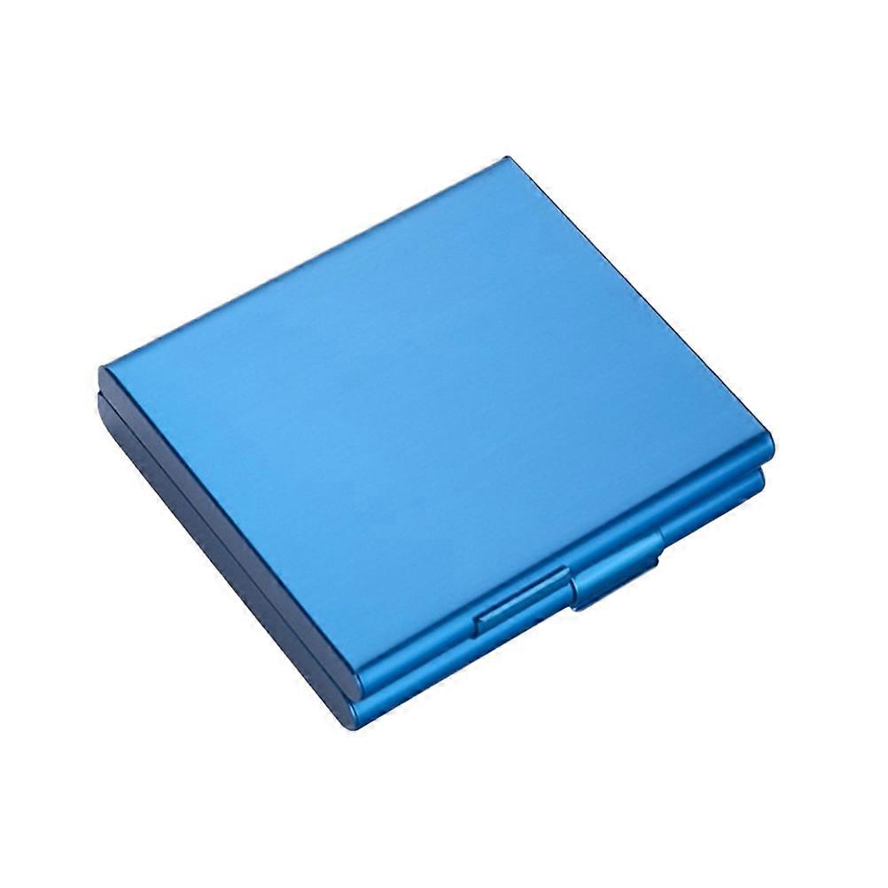 Slim Cigarette Case Fashionable Portable Blue 8.3*9.2cm Crush Protection 1Pack