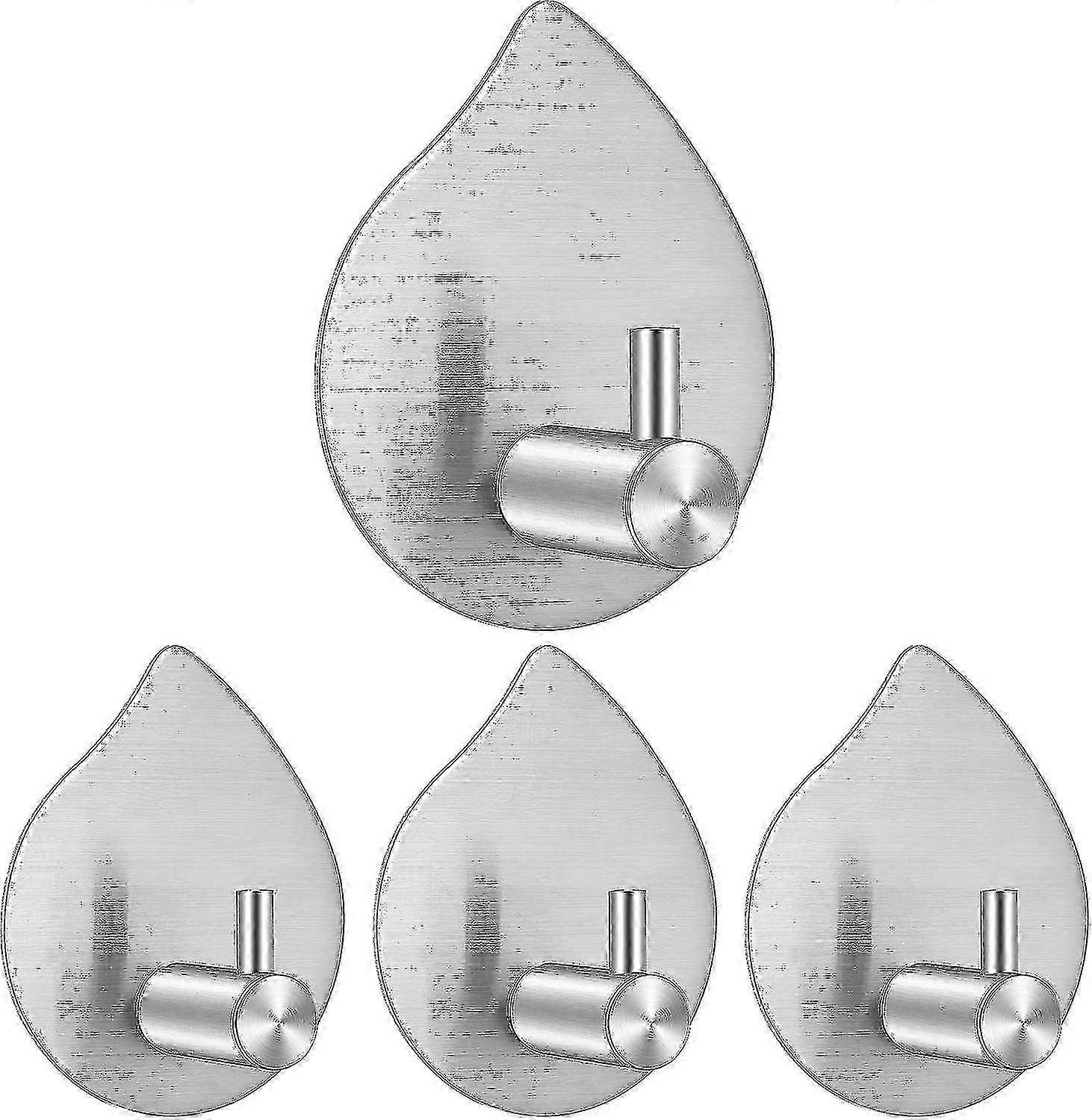 4 Pack Self-Adhesive Towel Holders with Rack Edition 0801