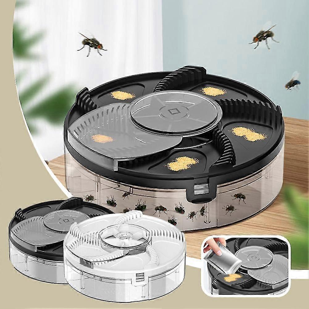Electronic Fly Trap,Automatic Rotating ,Rechargeable Household Fly Catcher