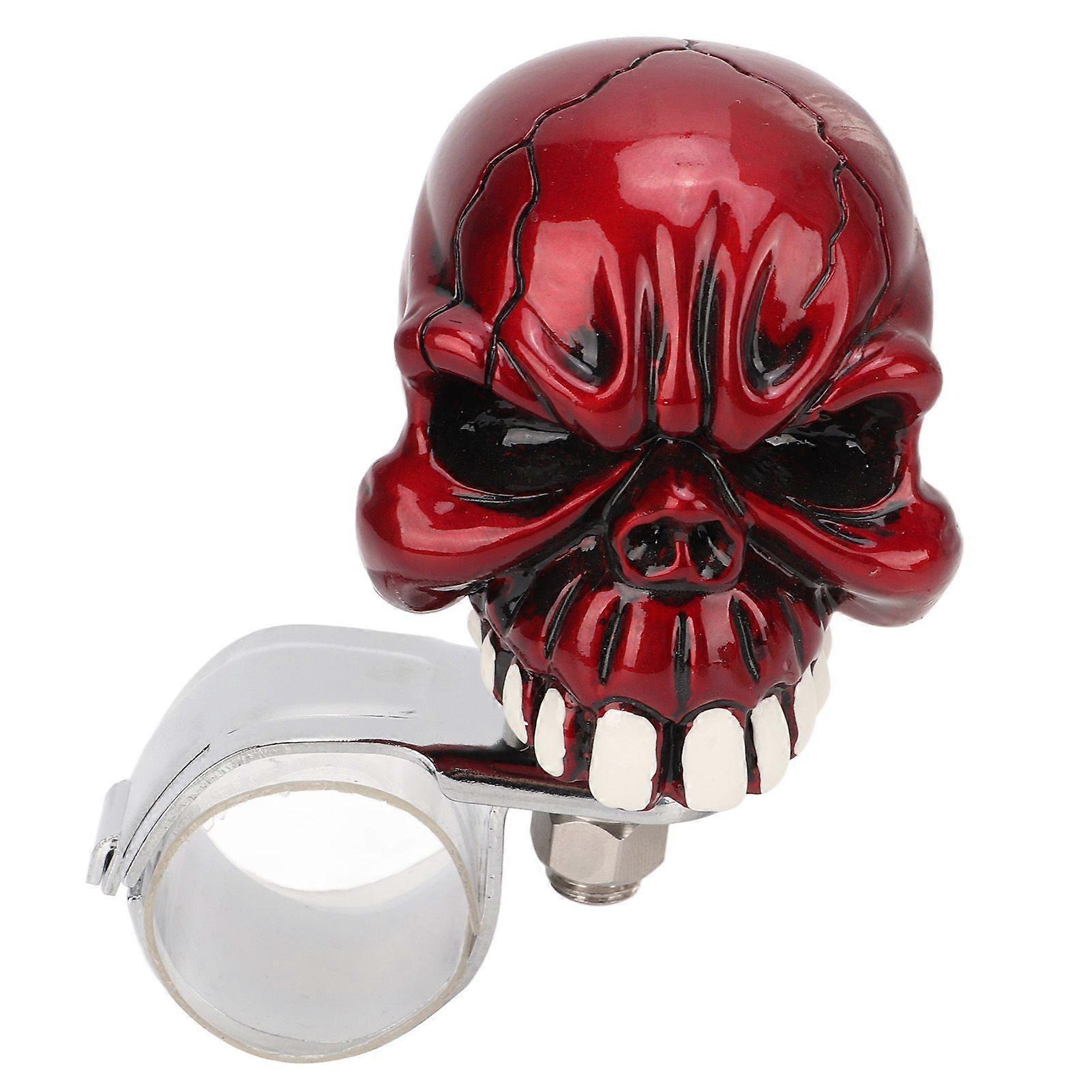 universal steering wheel spinner knob skull shape