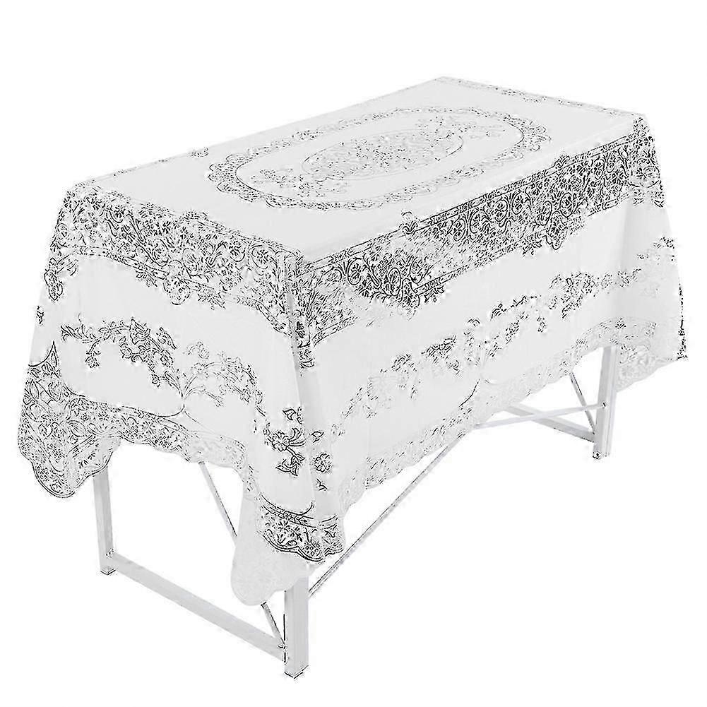 130180cm Rectangulaire Dentelle PVC Set de Table Set de Table