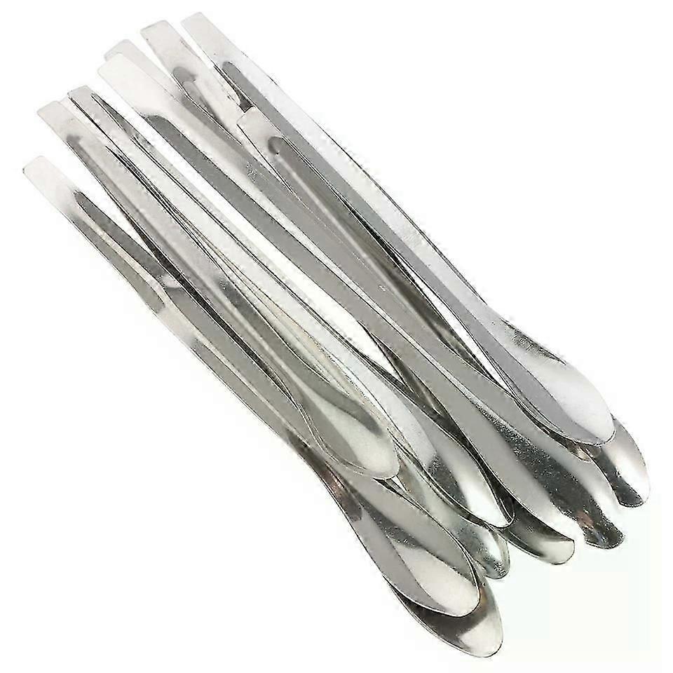 Measuring Spoons, 12Pcs Stainless Steel for Laboratory Sampling Use