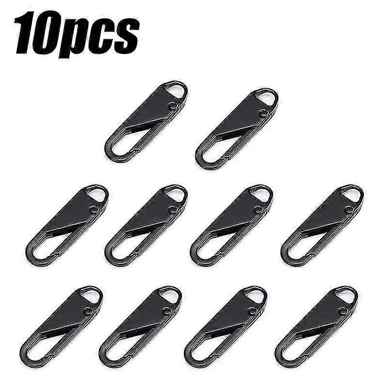 Metal zipper pulls, 10 pieces per pack, practical, convenient, sturdy and easy to install