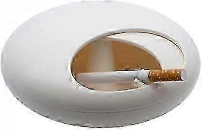 Cinzeiro de seixos com tampa (branco)