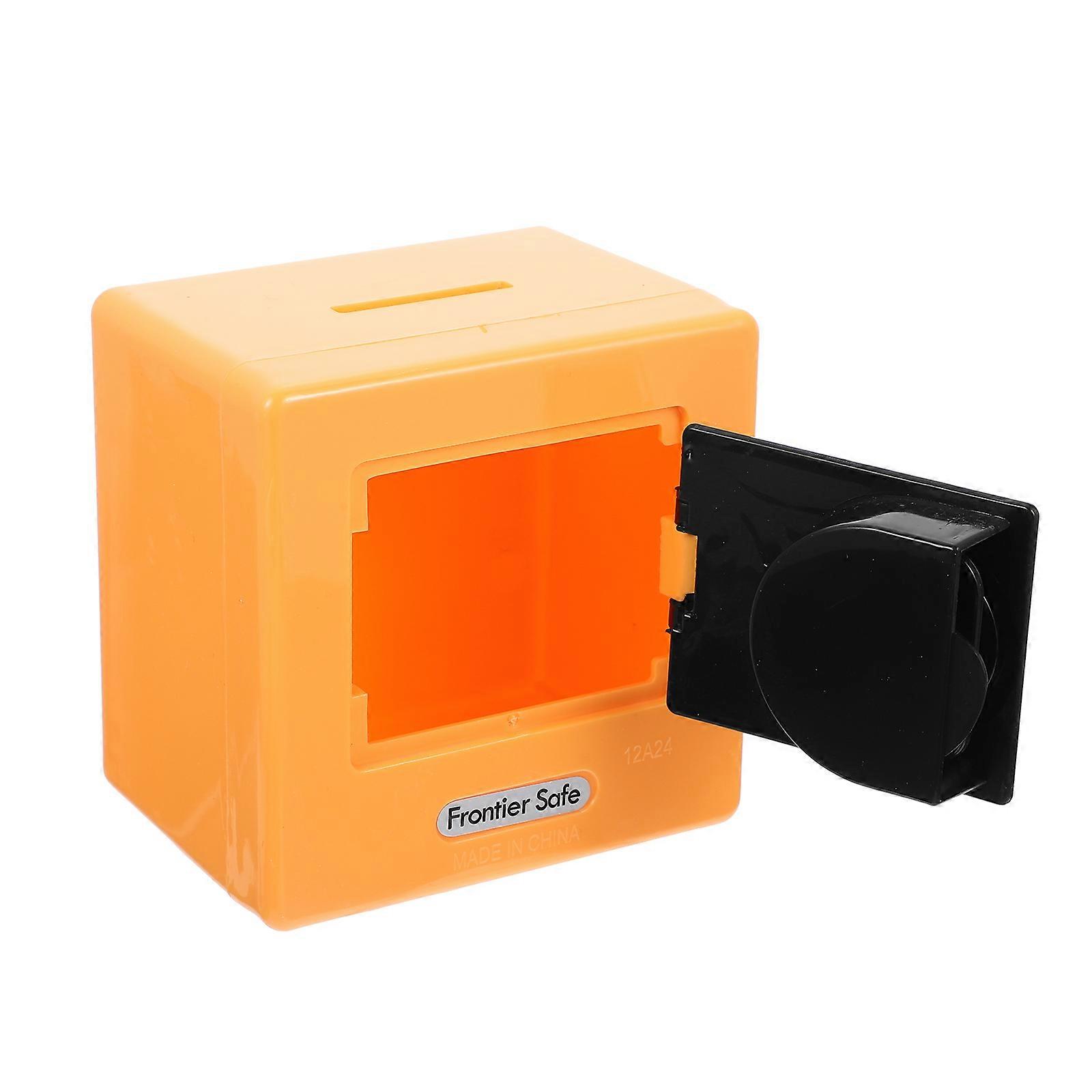 Compact Plastic Safe with Password Lock for Storing Coins, Jewelry, and Small Valuables – Mini Money Box for Kids and Home Desktop Organization