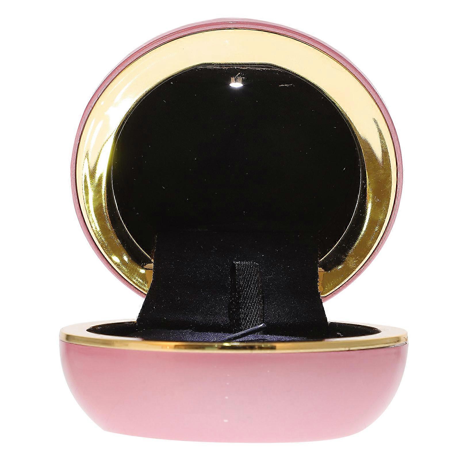 Unique Necklace Packaging Box With LED Lighting Perfect For Engagements Ideal For Jewelry Protection In Pink 1Pcs