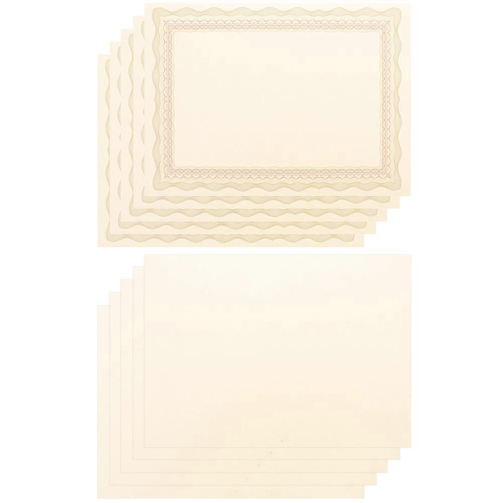 Award Certificates 10Pcs Blank Certificate Paper A4 Size For Graduation Employee Recognition Printable Writable