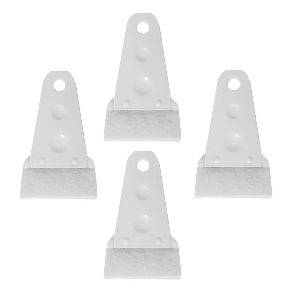 AC Vent Cleaner 4Pcs Excellent Cleaning Tool For Households Made Of White PP And Non-Woven Fabric Ideal For Debris Cleaning