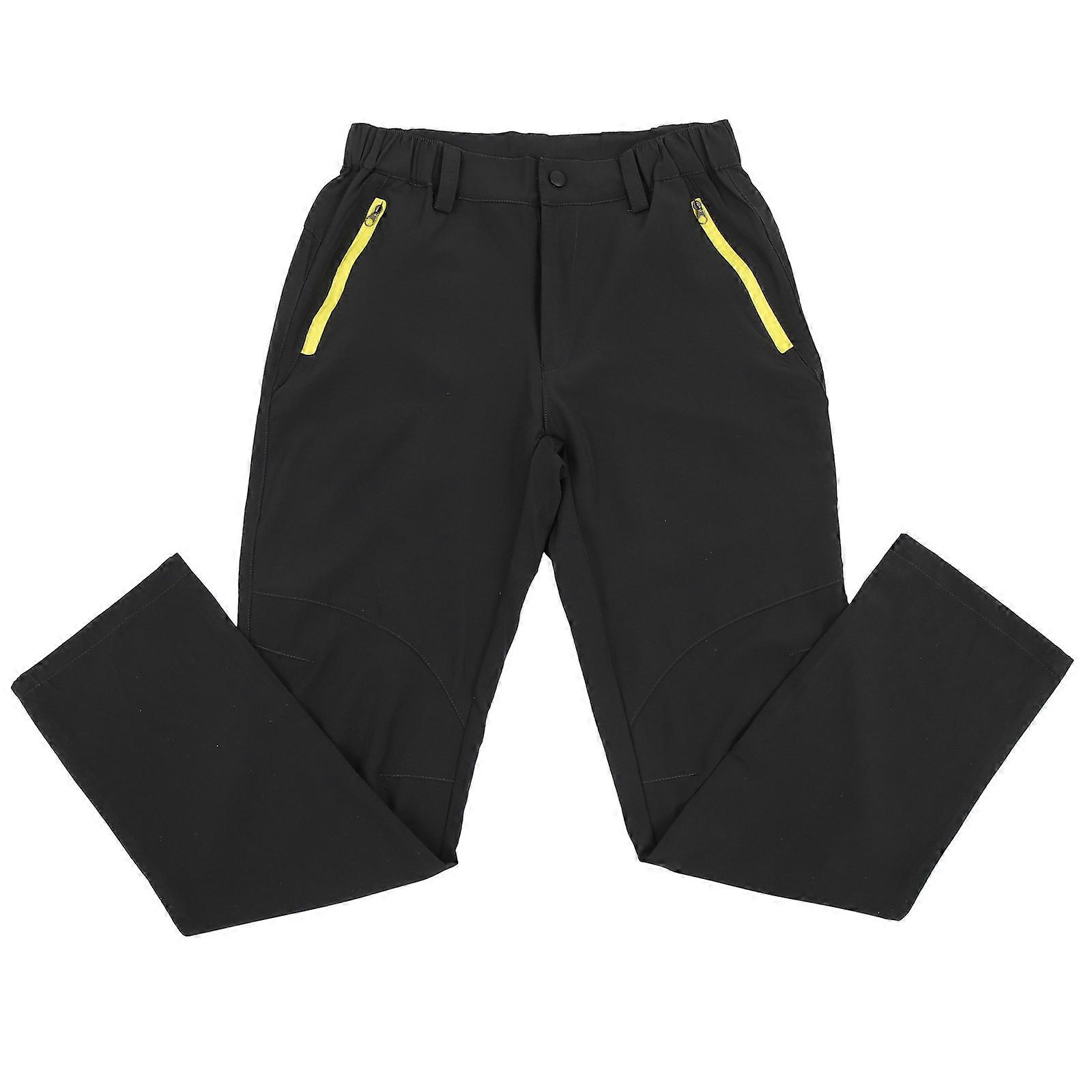 Women Hiking Pants Lightweight Comfortable Polyester Grey for Home with Pockets Design