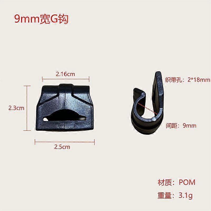 20pcs Tent Pole Hooks: Portable Camping Accessories For Outdoor Tent Setup - Plastic Connection Hooks For Canopy And Hammocks - Multi-Purpose Utility