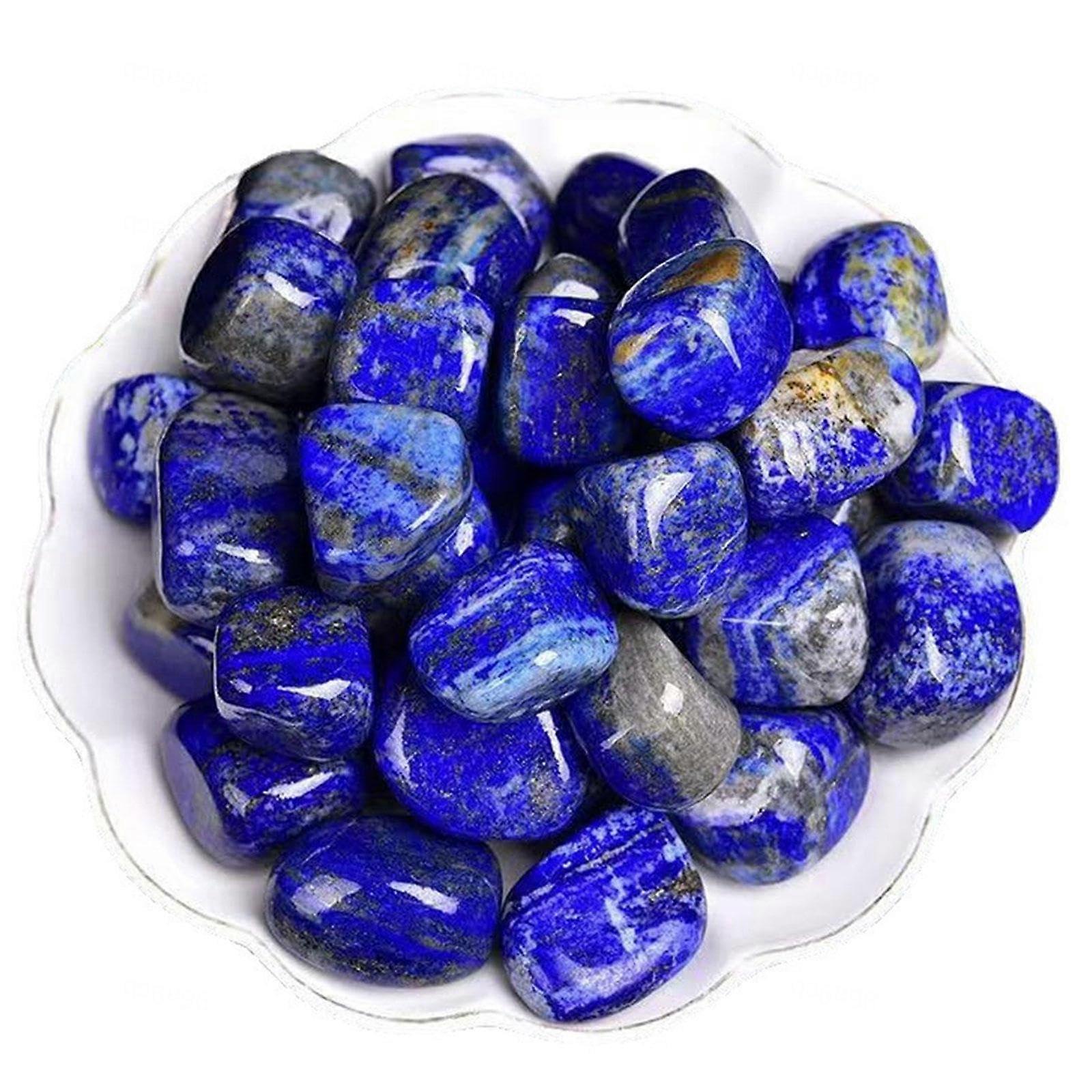 1 Pound Tumbled Polished Stones Natural Lapis Lazuli Healing Crystals 2030mm