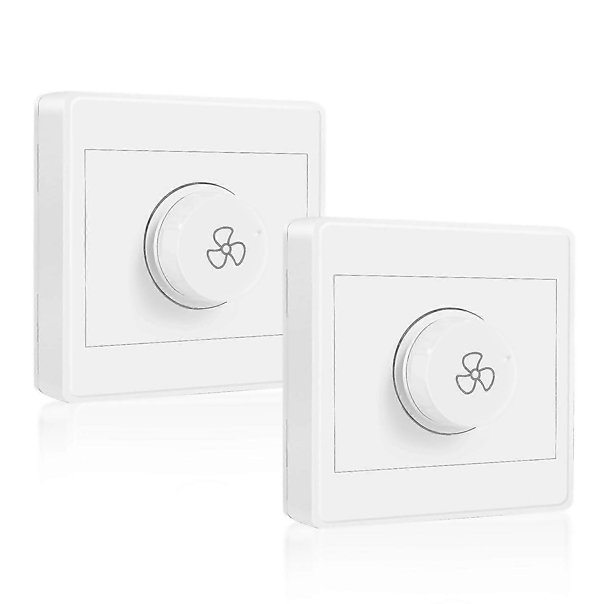 For 2pcs ceiling fan stepless speed governor mounted fan speed switch