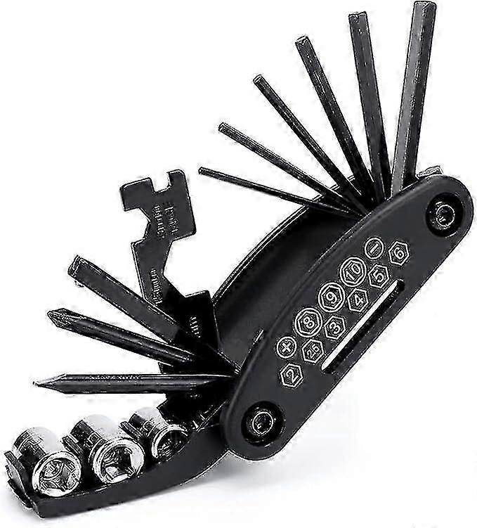 For Multifunctional Tool Repair Set - Tools, Multifunctional Repair Tools for Bicycles, Multitools Bicycle Multitools Wrench Set, Metal Outdoor