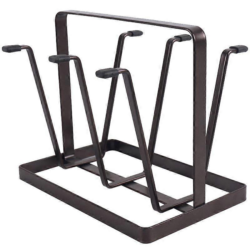 Black Metal Drying Rack - Bottle/Mug Drainer (1-Piece)