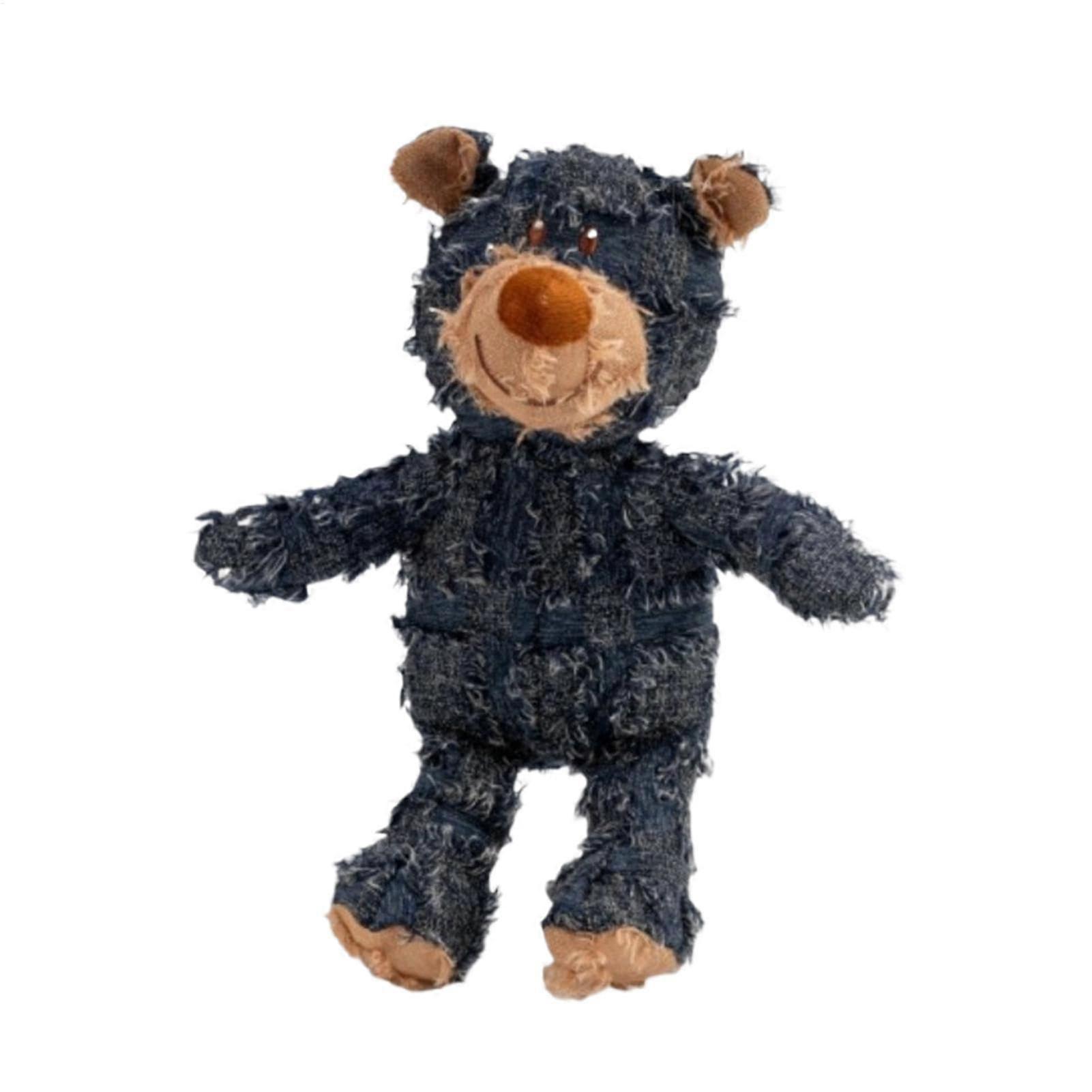 Hard Bear Toy Dog Toy Mast Bear, Teething Toy Pet Dog Toys Chew Bear, Interactive Dog Chew Bear, blue