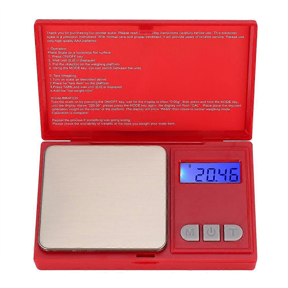 High-precision portable mini pocket electronic scale for home, kitchen, jewelry weighing
