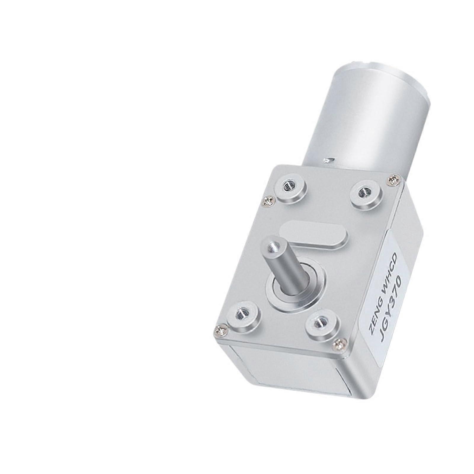 Reduction DC Electronic Starter JGY370 Single Short Output Shaft 6mmD Axis with SelfLocking Reduction Electronic Starter 210RPM24V