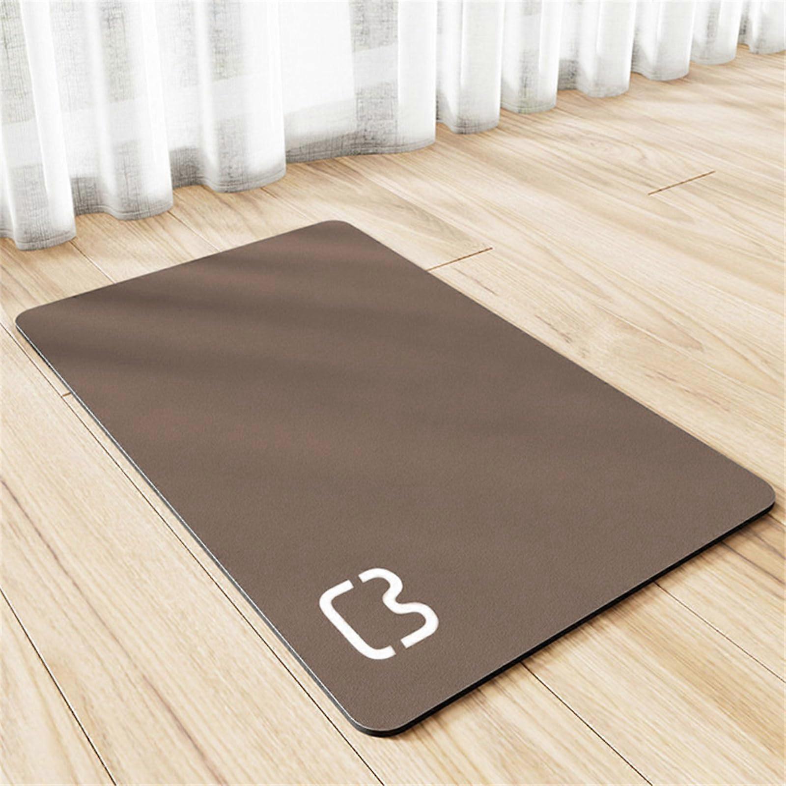 Feeding Mat Dog And Cat Absorbent Non-Slip Quick-Drying 35 x 50 cm Coffee Colour