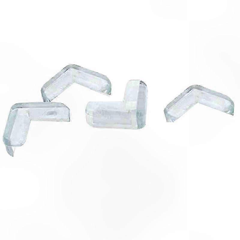 Soft Plastic Corner Protectors for Table and Desk, 4-Pack Clear Safety Guards