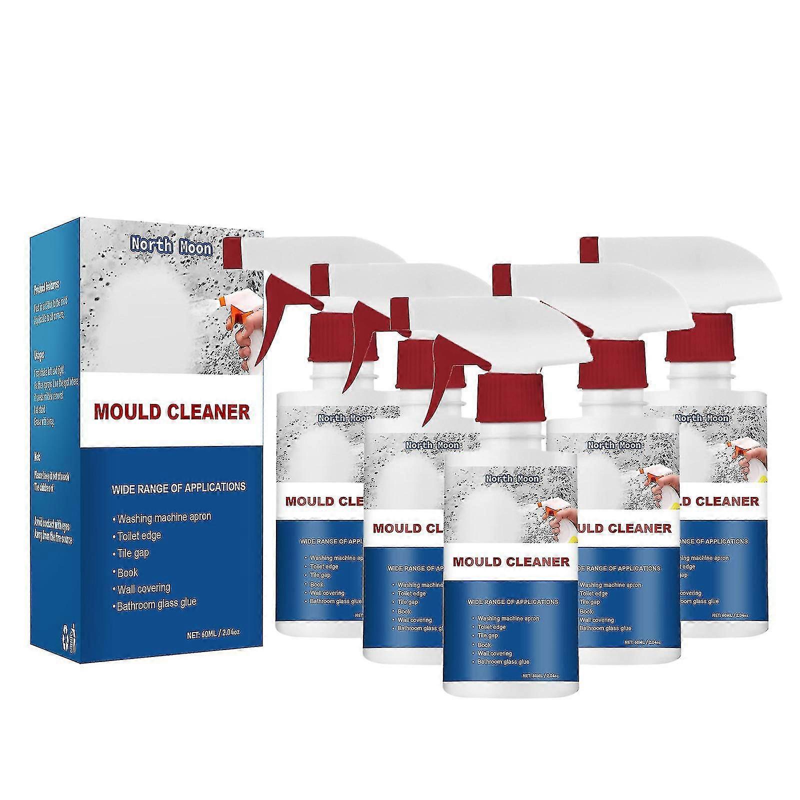 5pcs Mold & Deodorant Spray, Decontamination 60ml Each