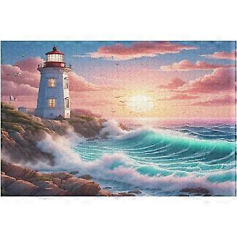 Ozean Puzzles, Holzpuzzle Geschenk für Erwachsene Puzzles Spielzeug für Erwachsene Teenager Geburtstagsgeschenke für Erwachsene Bildung 300 Puzzles Set für