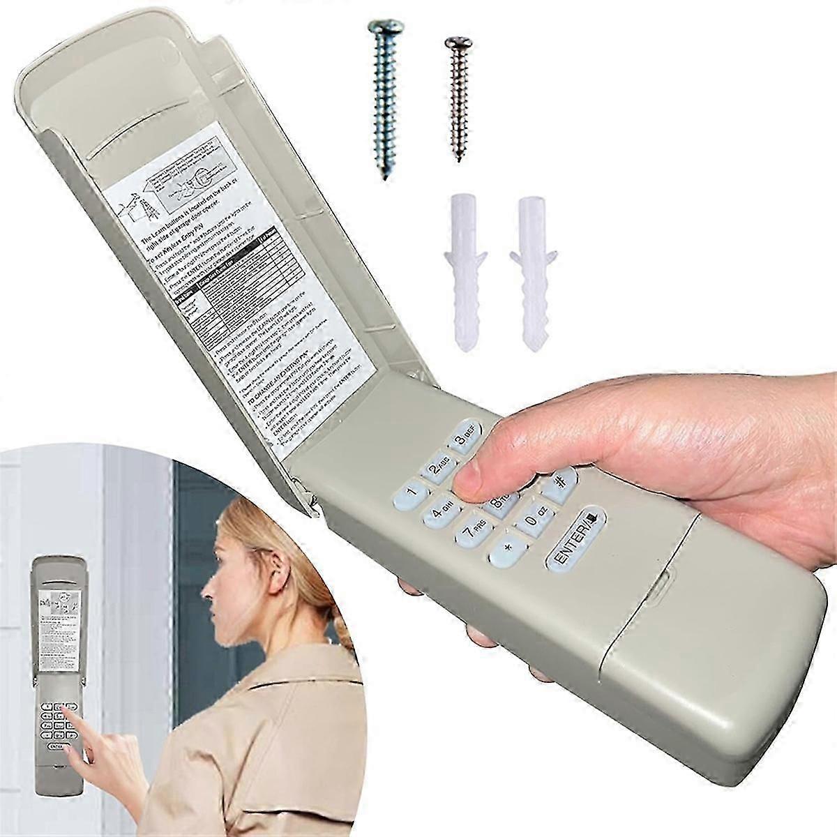 Universal Garage Door Opener Keypad Wireless and Keyless Entry System for Opener