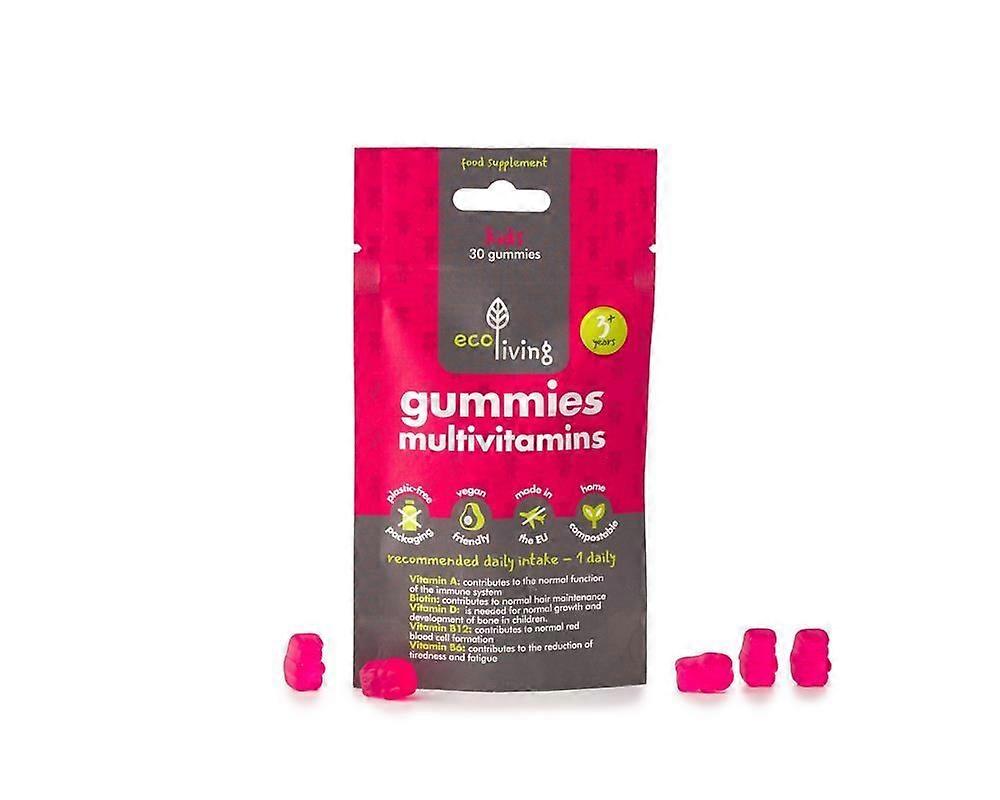 Ecoliving Multivitamin Kids - 30 Gummies - 4 Pack