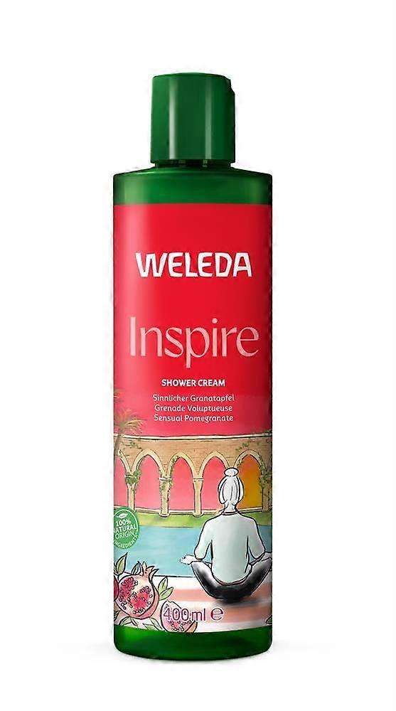 Weleda Inspire Shower Cream Pomegranate 400ml - 3 Pack