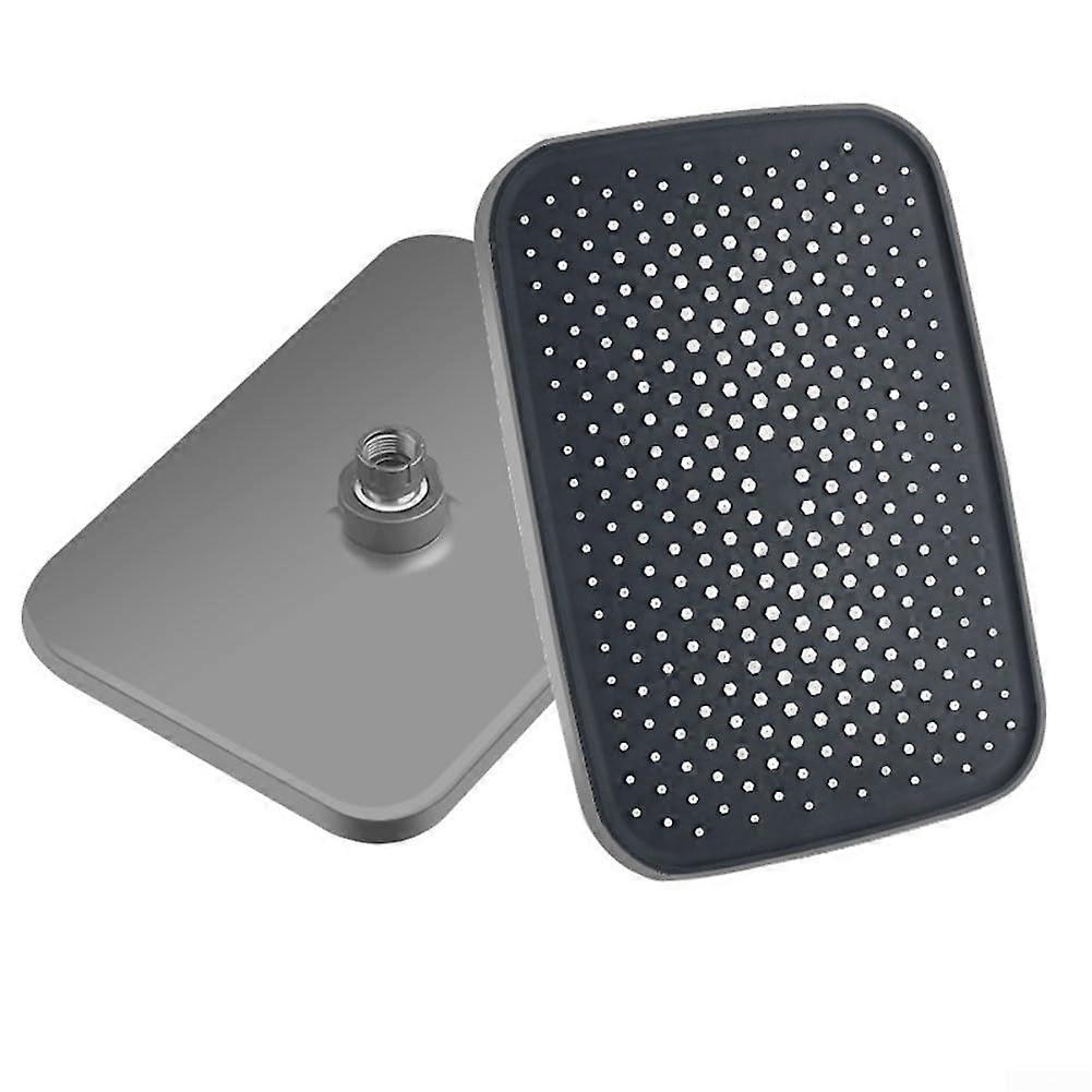 Pressure Bath  Spray Shower Head, Sleek Rectangle Design, ABS Material, Easy Installation (Grey)