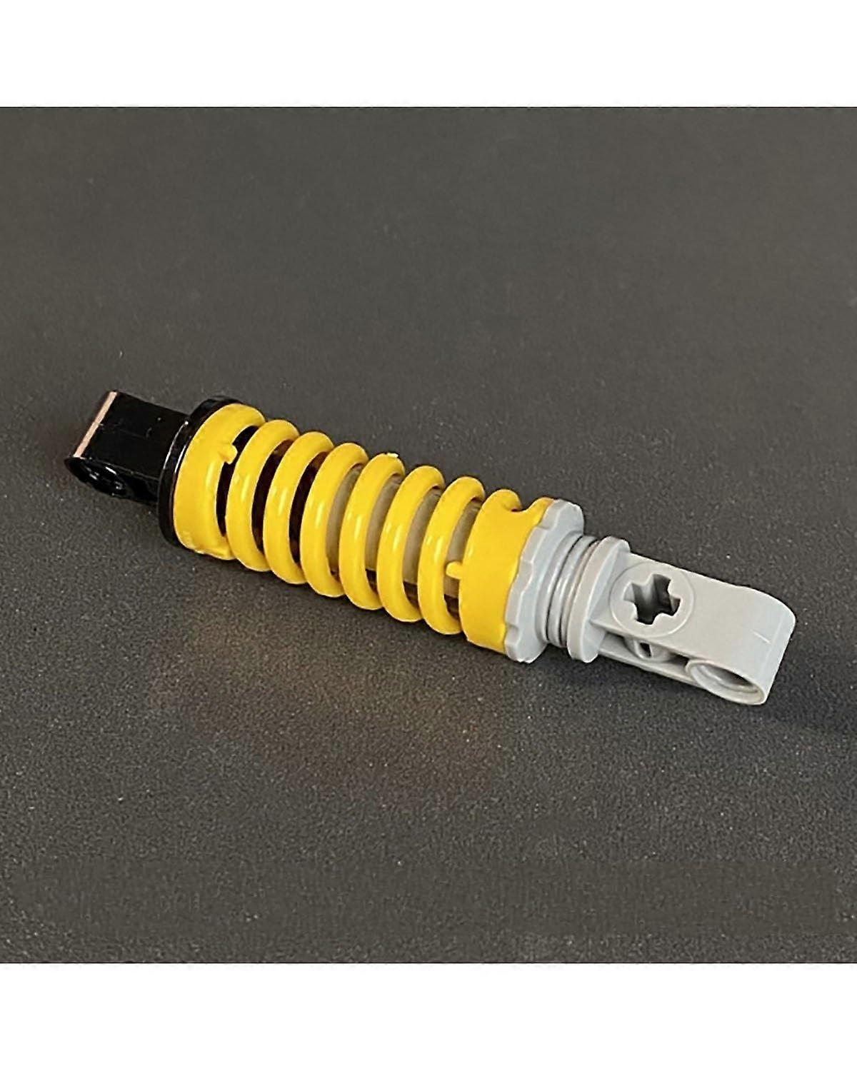 Motorcycle Suspension Shock Absorber L with Blue Red Spring 79717 for SP3 Cars Modular GBC Model Toy 4 Pieces Yellow