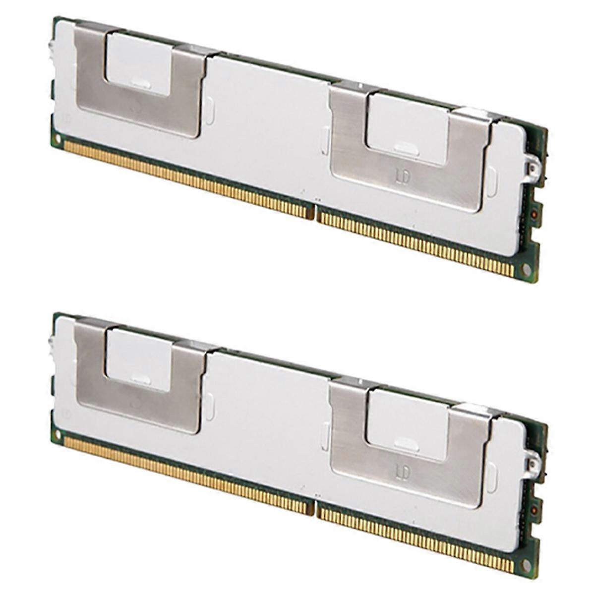 2X 32GB DDR3 Memory RAM PC3L-12800L 1.35V 1600Mhz ECC Load Reduced LRDIMM 4Rx4 240-Pin RAM for Serve