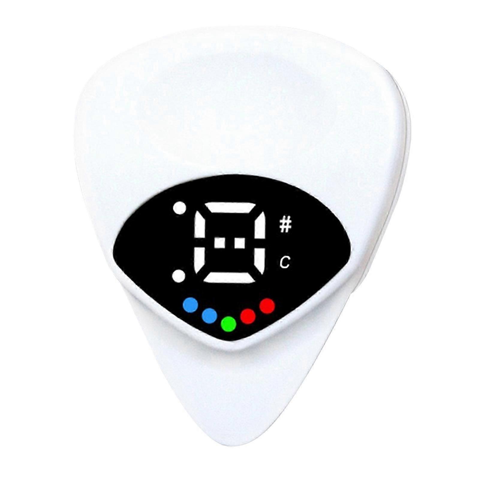 2 in 1 Guitar Picks/Tuner Built in Real Time Monitoring Mandolin Accessories