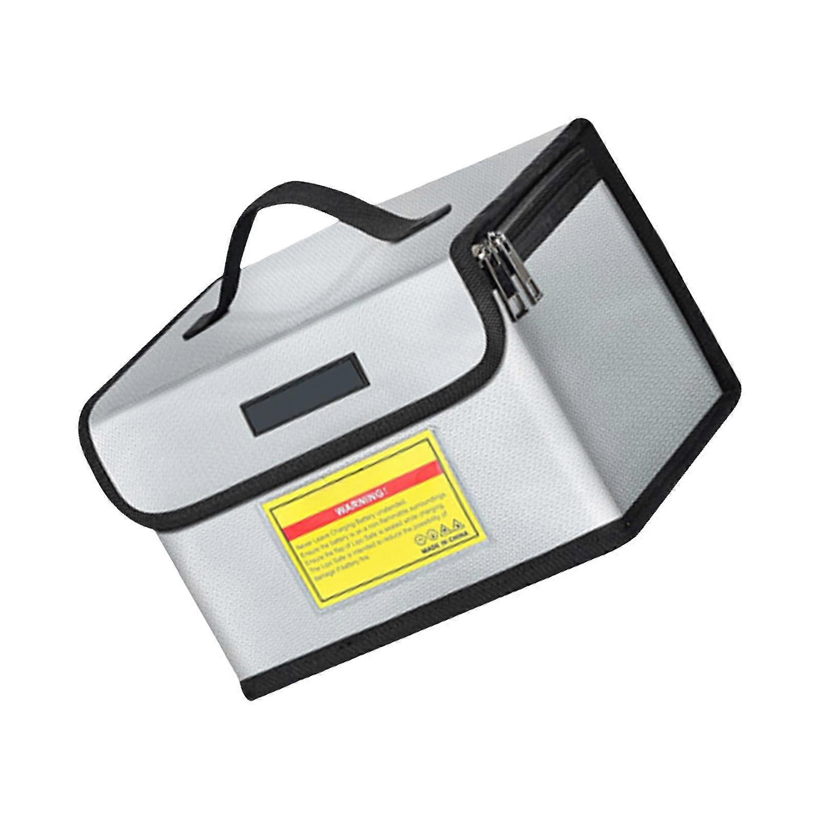 Fire Retardant Drones Battery Organizer Case Smooth Gliding Zipper System Side Cable Access Port For Drones Multicolor