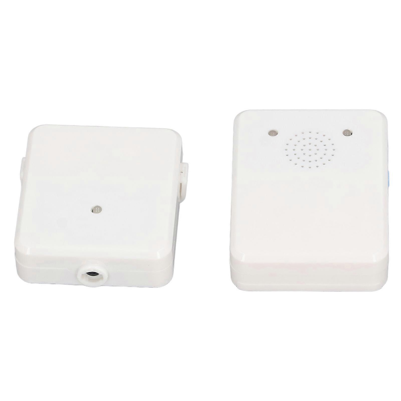 Bedwetting Alarm System Sensor with Strong Vibration White Compact