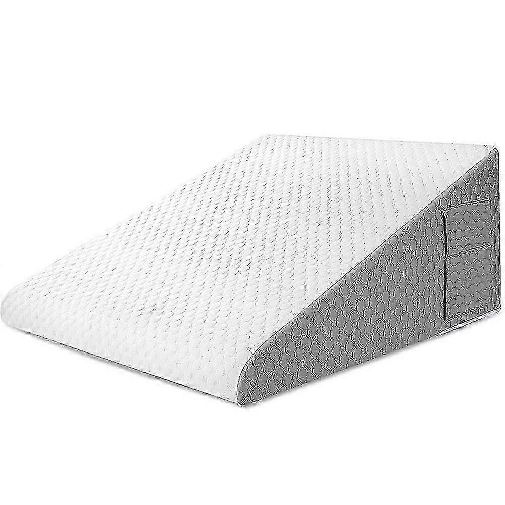 Orthopedic Wedge Pillow with Memory Foam for Acid Reflux Relief and Post-Surgery Elevation
