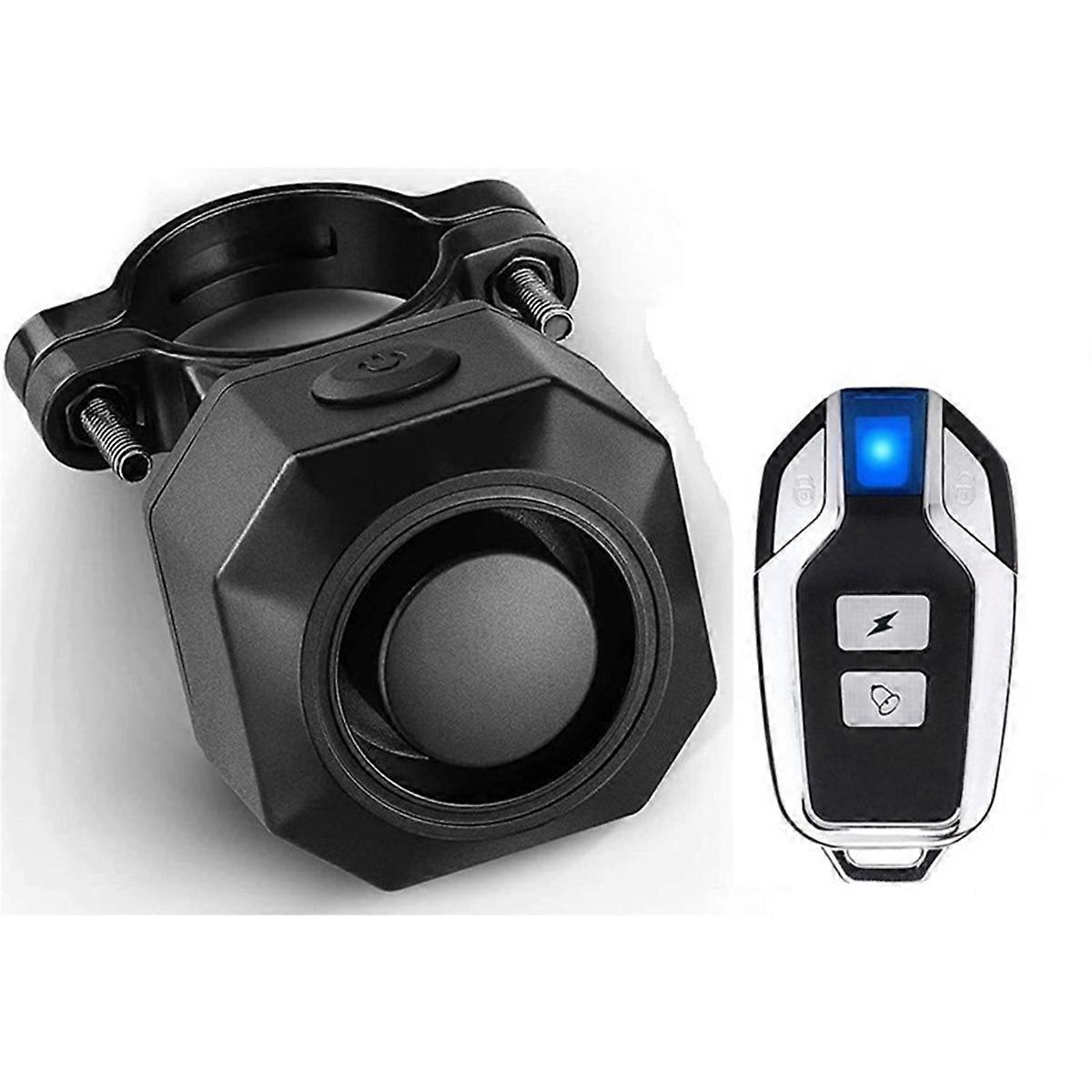 110dB Wireless Alarm for Motorcycles, Scooters - Remote Control,Safety Protection System for Electric Bikes