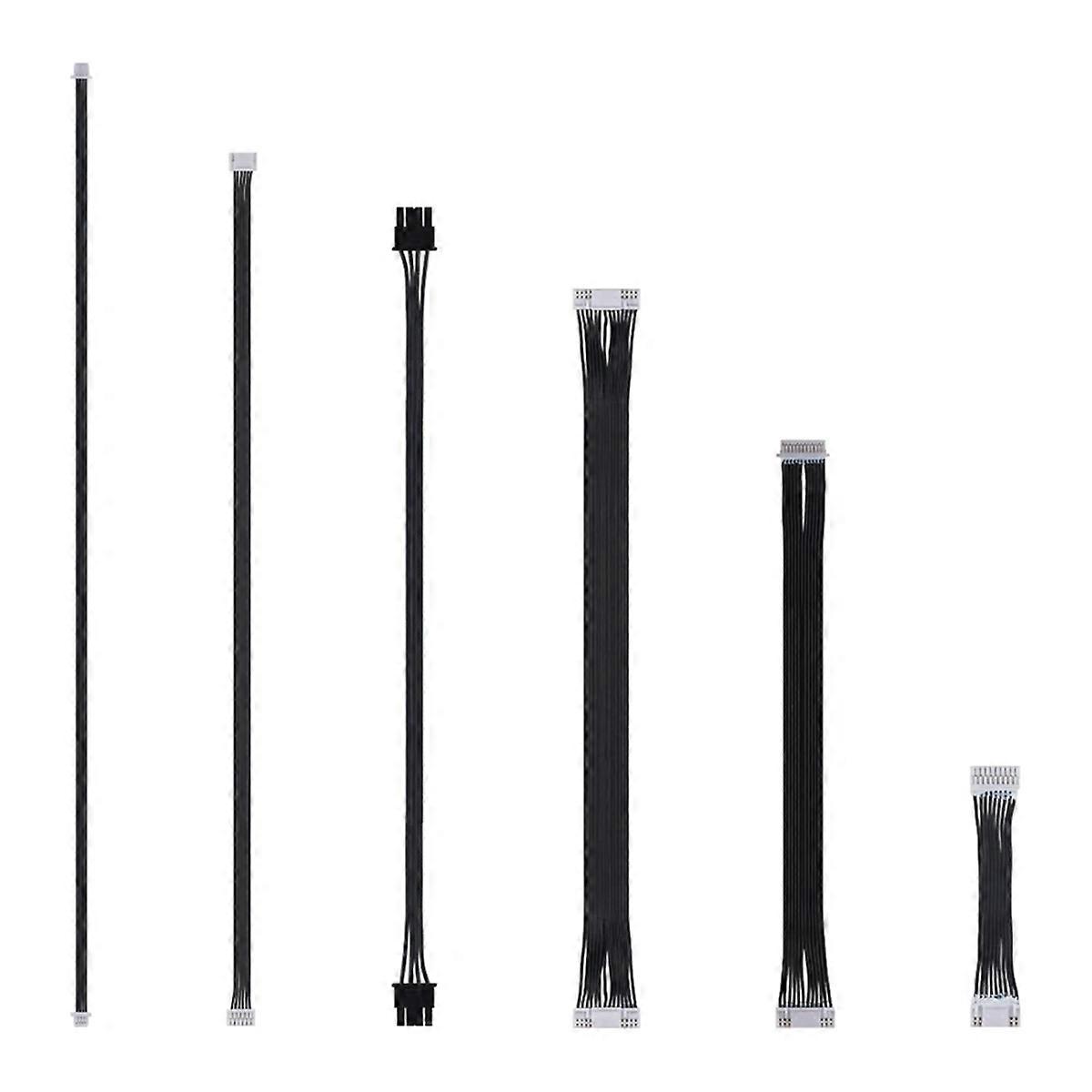 6PCS for 2 Pro 6 in 1 Cable Pack Cable 3D Printer Accessories for Bambu AMS2 Pro