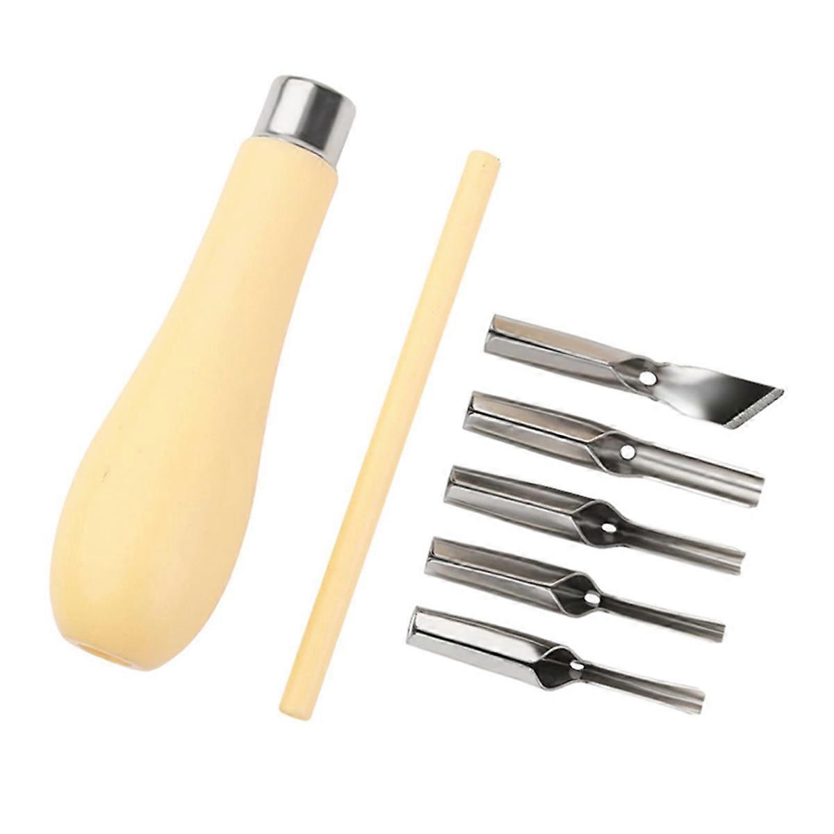 Cutting Tool with Interchangeable Head Cutting Tool Kits Linoleum Cutter Tool for Printmaking Engraving