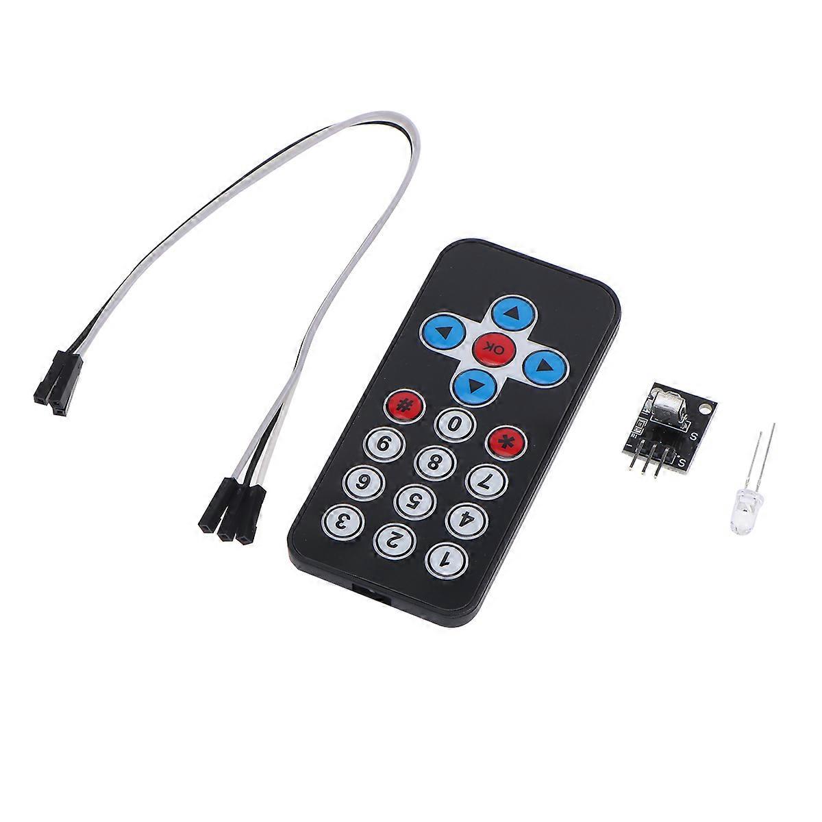 Durable Wireless Remote Set with Infrared Receiver Module for Robot Control plastic and metal
