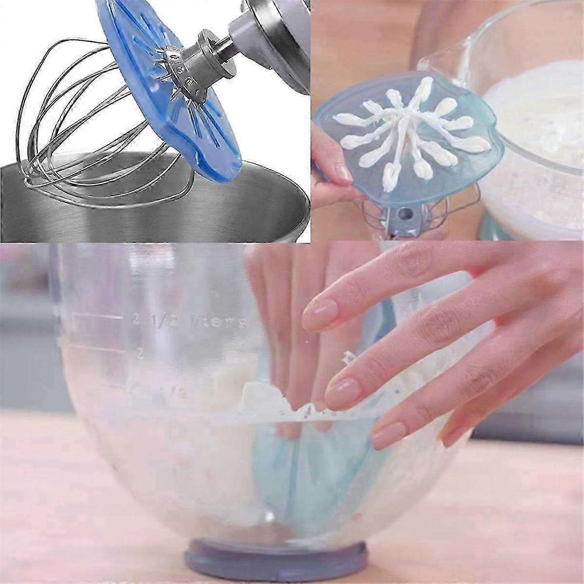 6-Wire Mixing Head with Anti-Splatter Baffle for Stand Mixer Attachments Pro Mix Solution