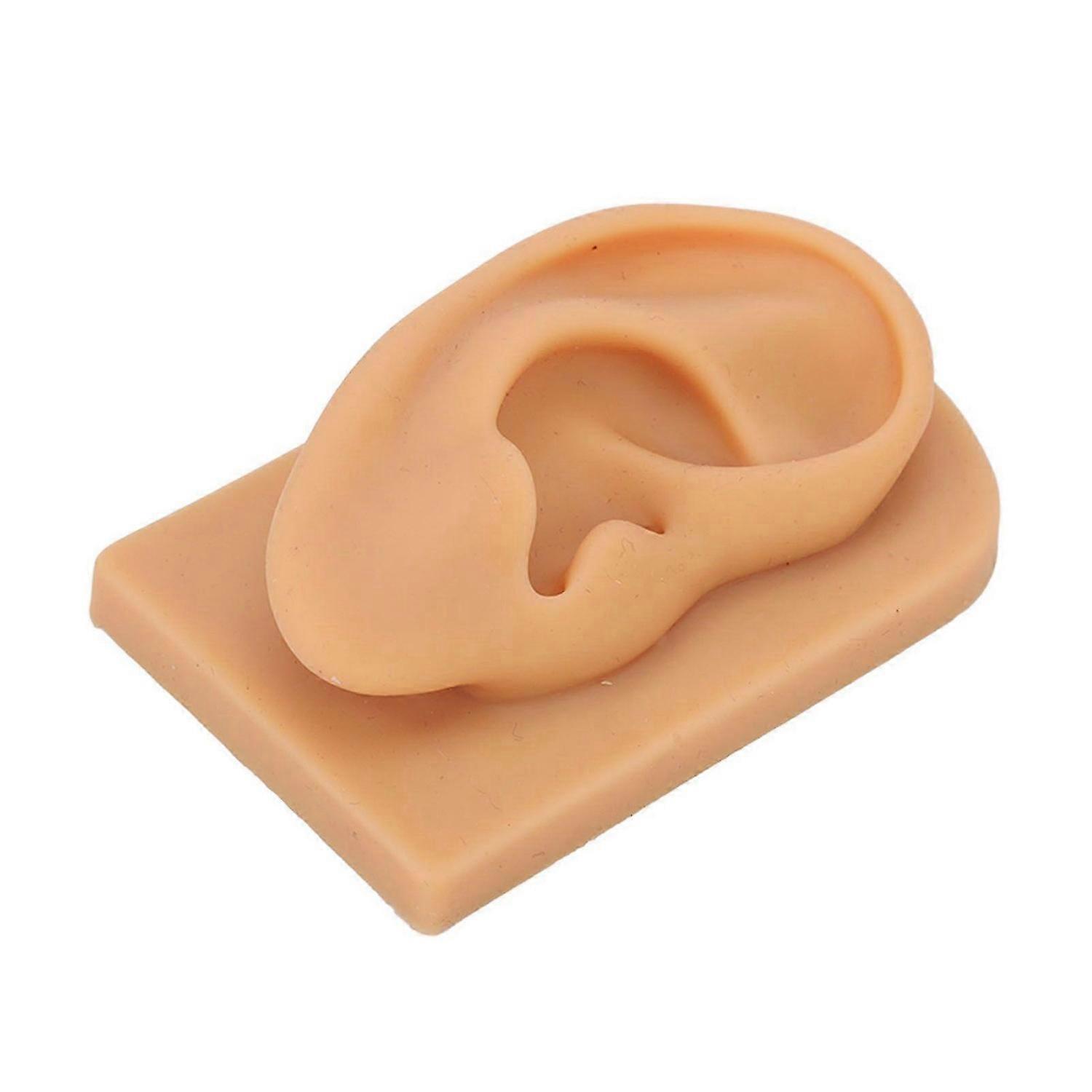 2025 Latest Model Silicone Right Ear Model Soft Flexible Waterproof Hearing Ai...