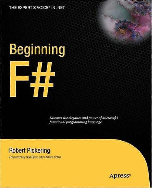Beginning F - Robert Pickering - Paperback - English Book - Functional programming