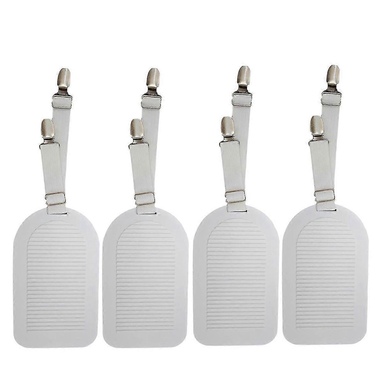 Bed Sheet Holders, 4pcs Adjustable Fitted Sheet Clips