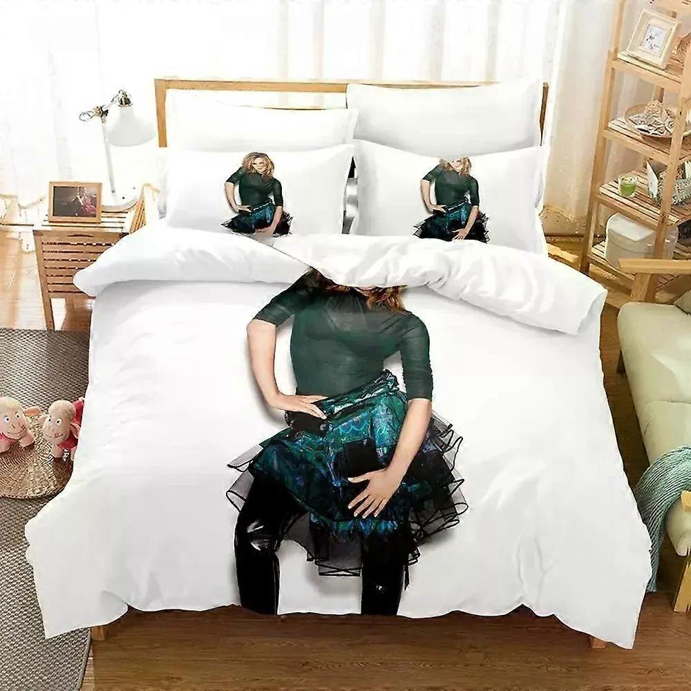 TE1431 Nowy zestaw pościeli Emma Watson pojedynczy podwójny Full Queen King Size Zestaw pościeli dla dorosłych chłopców Zestawy poszewek na kołdrę do sypialni Druk 3D
