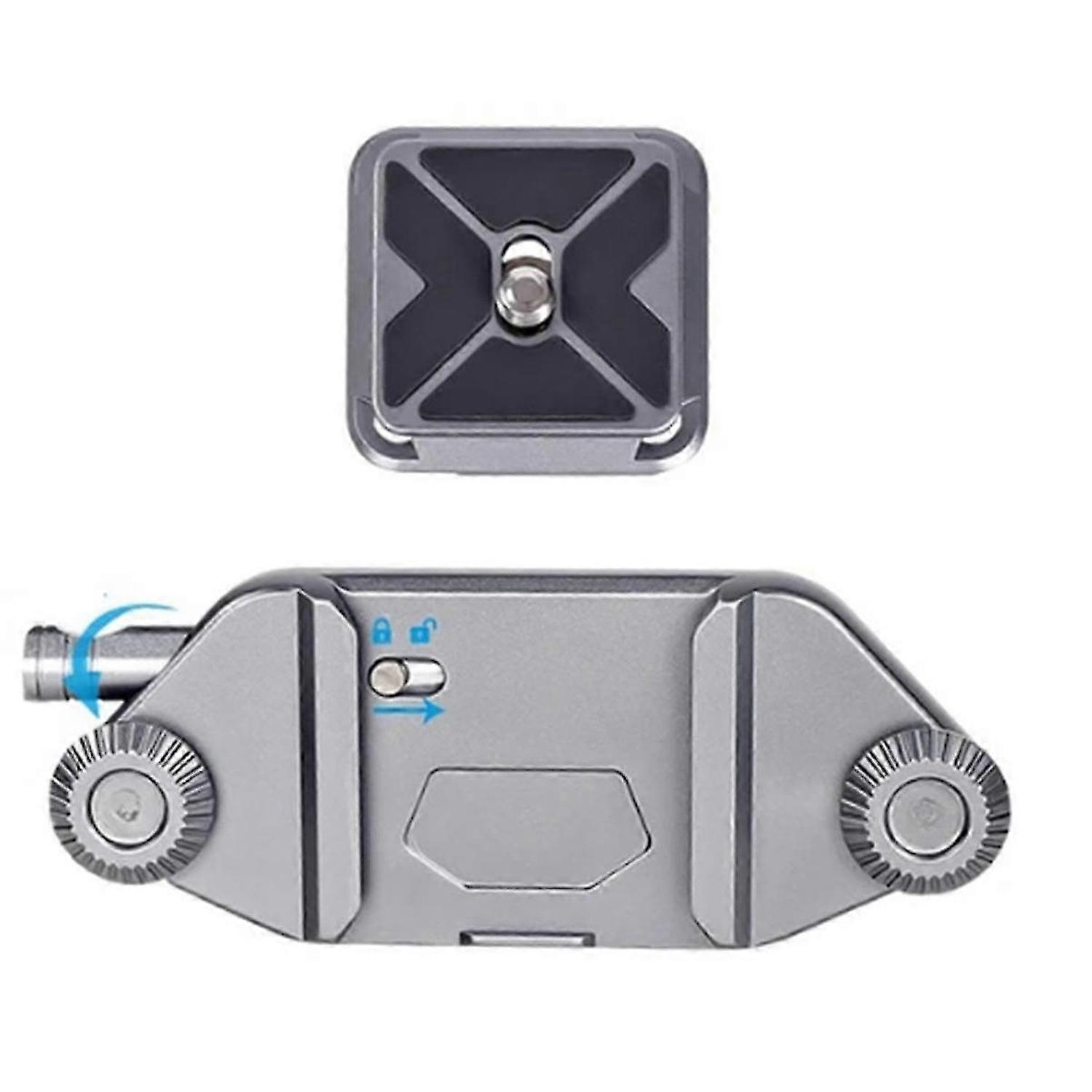 Quick Hanging Buckle Micro-Single Accessories Fast-Loading Hand Movement Quick-Release Mount(Grey)