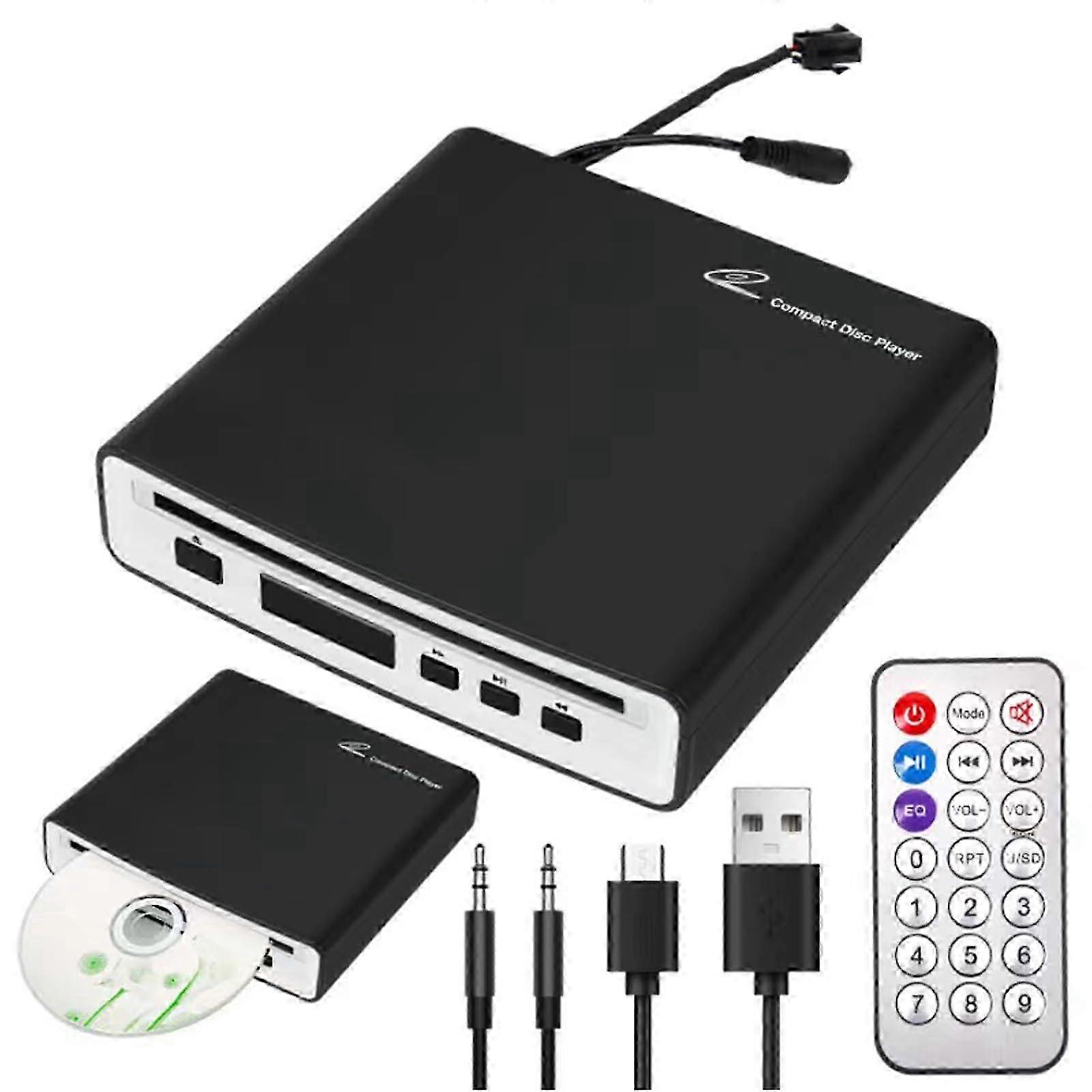 [Aktualisierte Version] Externer universeller Auto-CD-Player, Fahrzeug-CD-Player, CD für Auto/TV/Laptop 2025