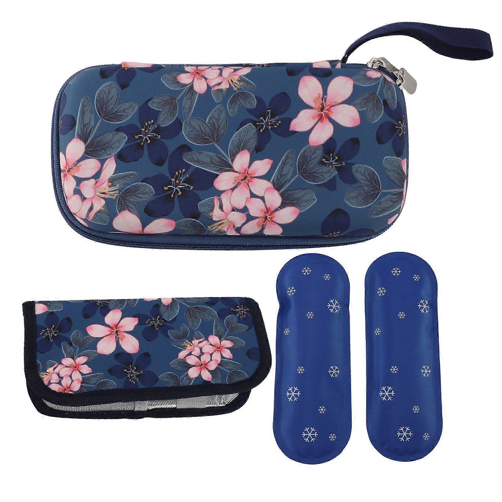 Portable Insulin Cooling Bag Multifunctional Diabetic Medication Insulated Cool Organizer Type 1