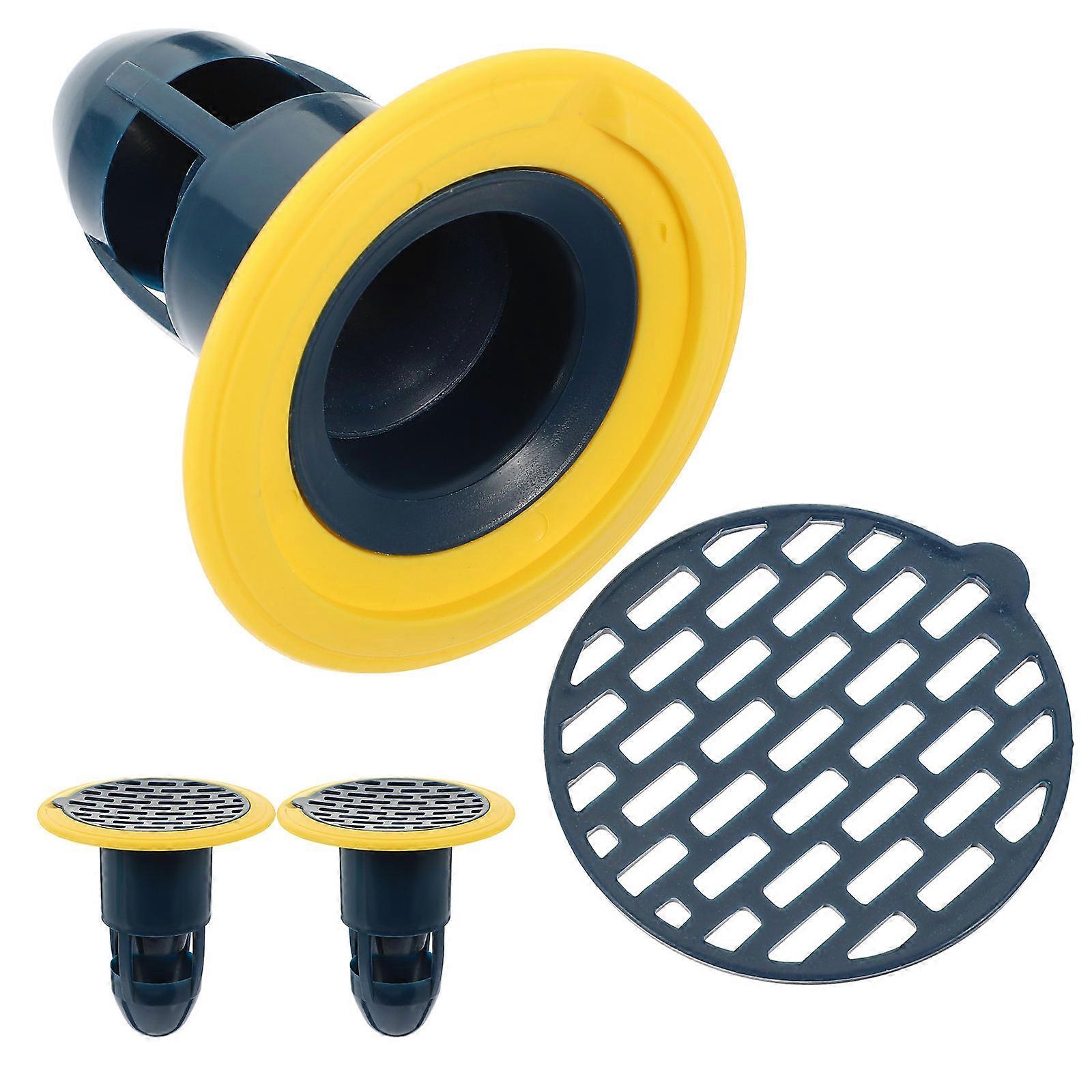 Geolou Floor Drain Filter for Bathroom Sink Drain Use 3Pcs