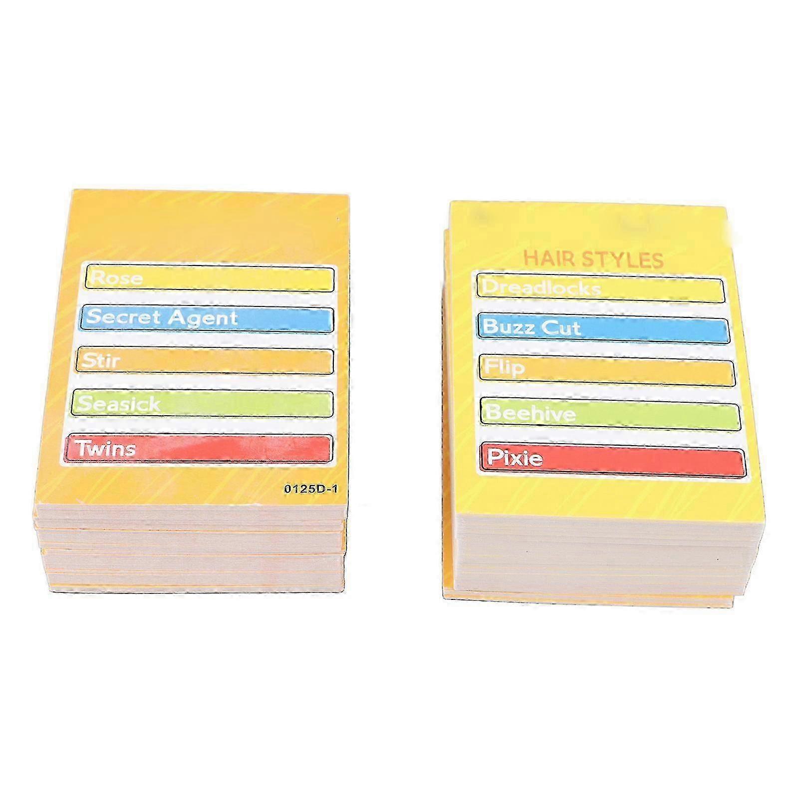 Pictionary Board Game with 1 Dice Sand Clock 2 Gaming Puzzle Interesting Card Board Game